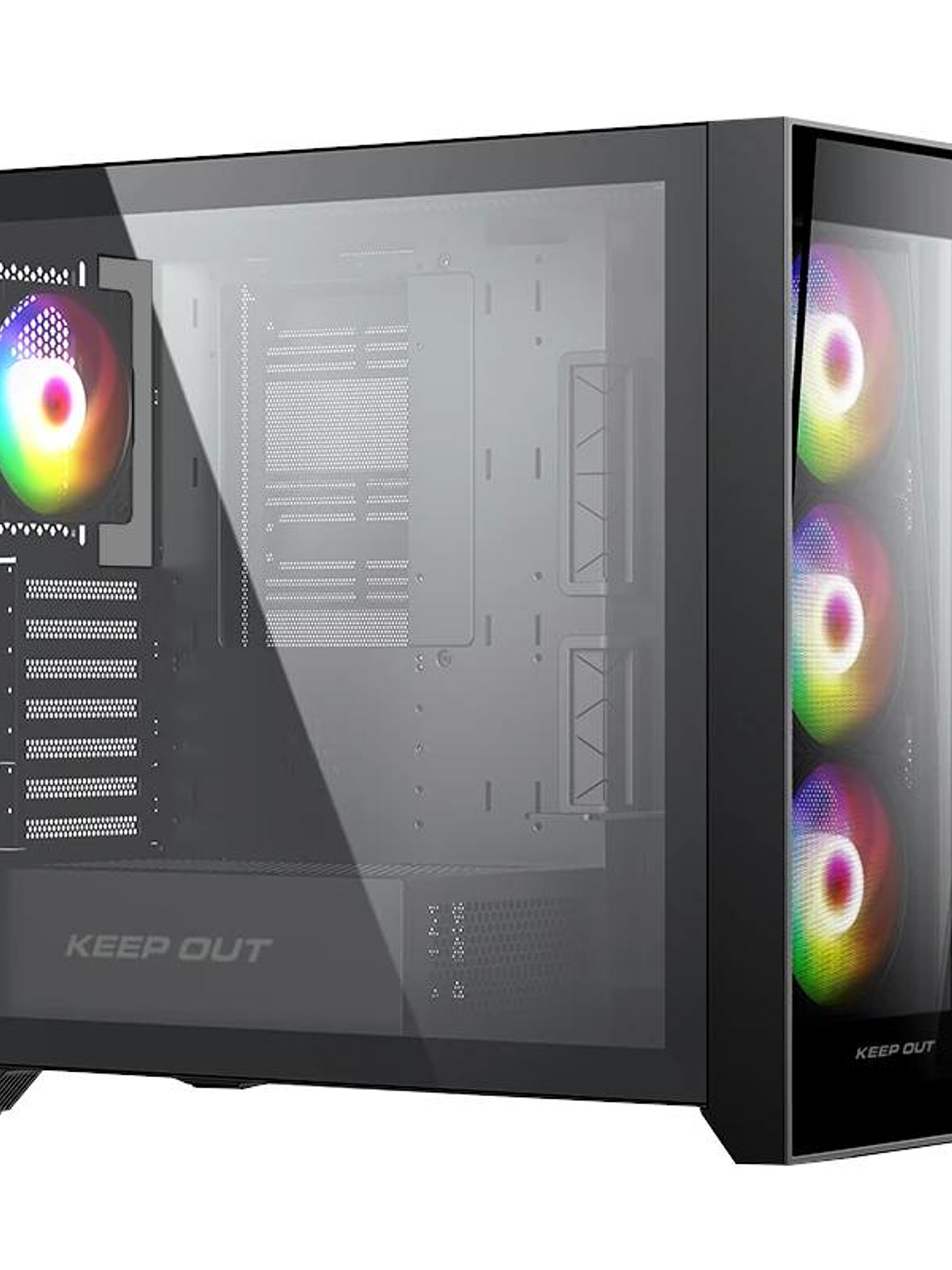 Keep Out Caja E-Atx XC-911 PRO MASTER ARGB C 3x2 3