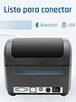 iggual Impresora etiquetas envíos 4X6 USB+Bluetoot - Miniatura 2