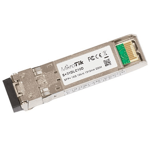 Mikrotik S+31DLC10D Módulo Fibra SFP+ MonoMod 10Km