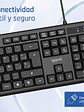 iggual Teclado USB estándar CK-OFFICE-105T negro - Miniatura 1