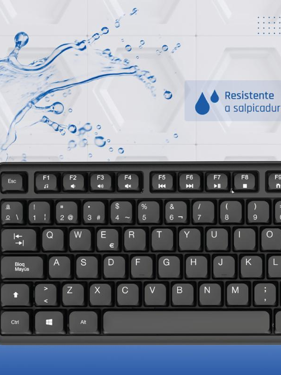 iggual Teclado USB estándar CK-SILENT-105T negro 3