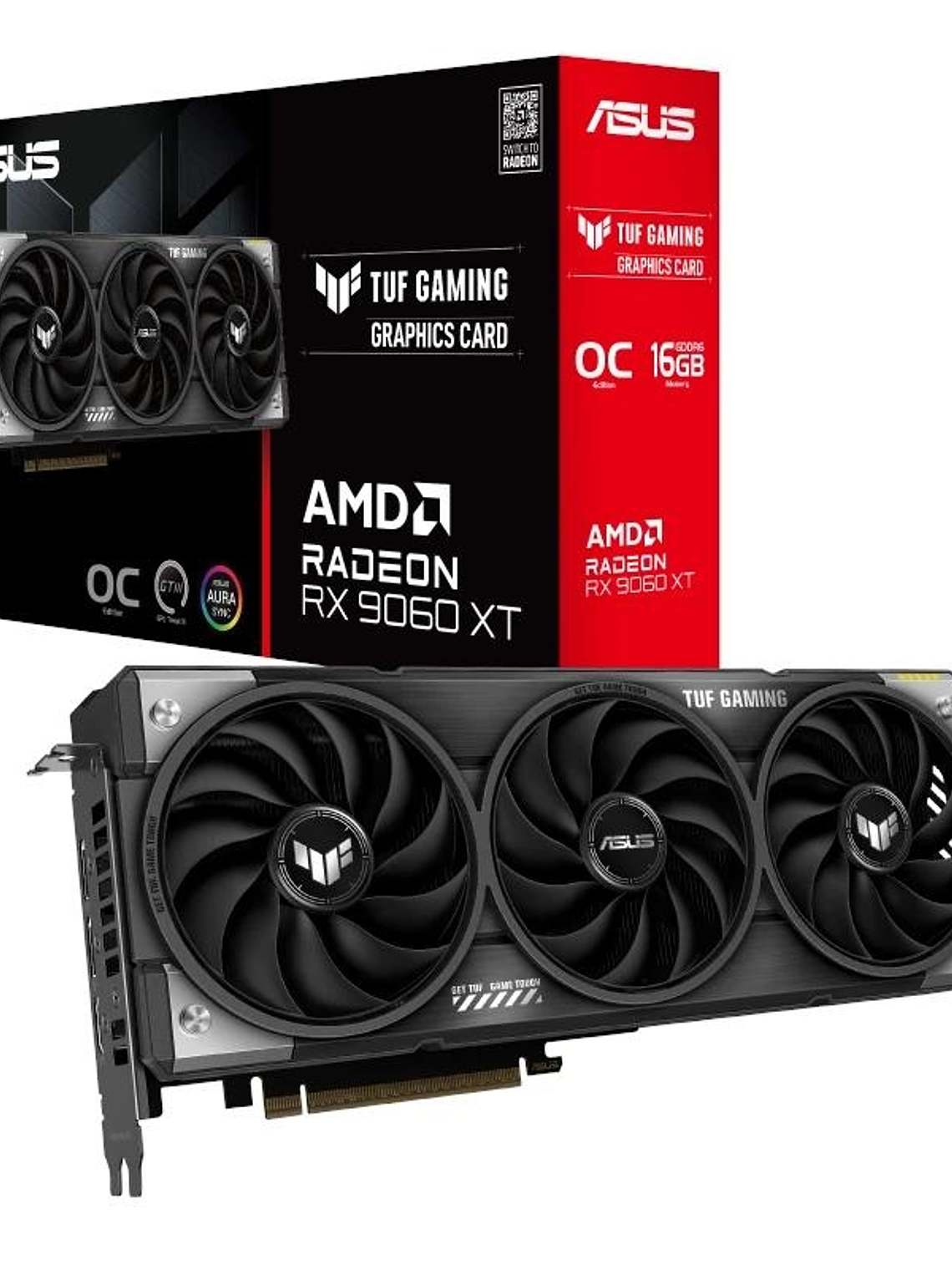 ASUS VGA AMD TUF RX 9060XT O16G GAMING 16GB DDR6 1