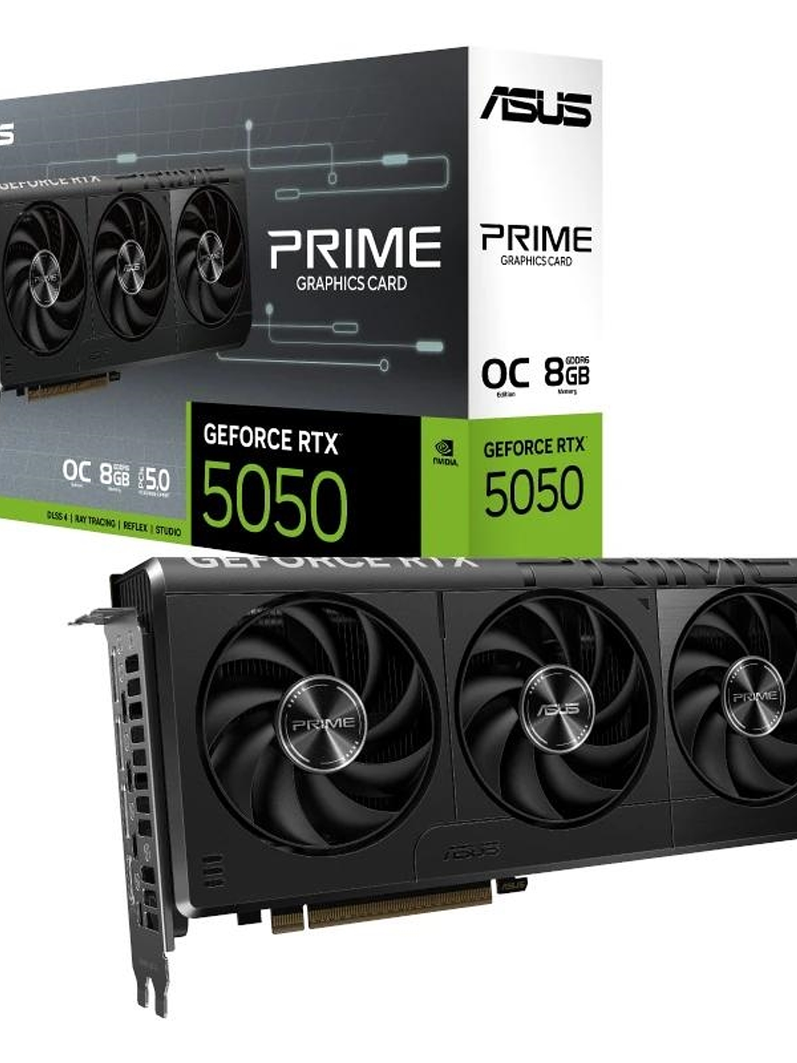 ASUS VGA NVIDIA PRIME RTX 5050 O8G 8GB DDR6 1