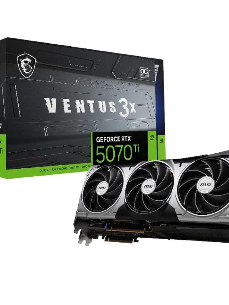 MSI VGA NVIDIA RTX 5070 Ti 16G VENTUS 3X OC DDR7 1
