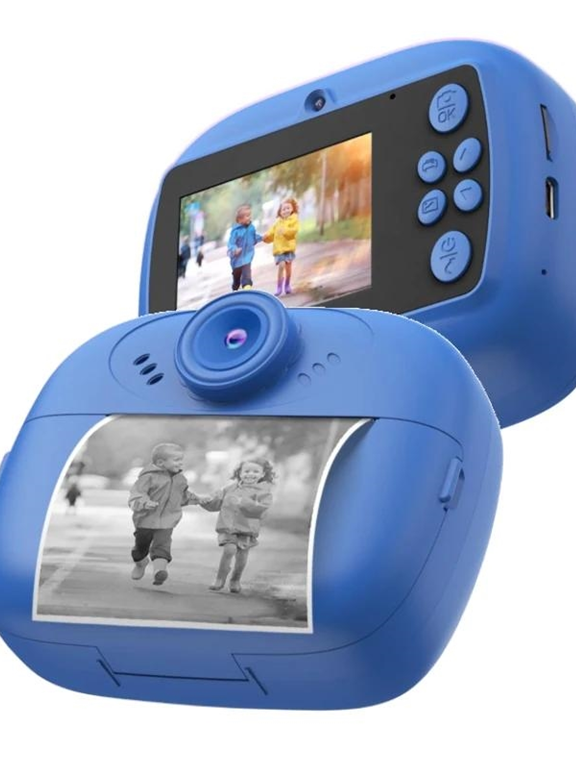 Celly Cámara Fotos Niños Imprimible Azul 1