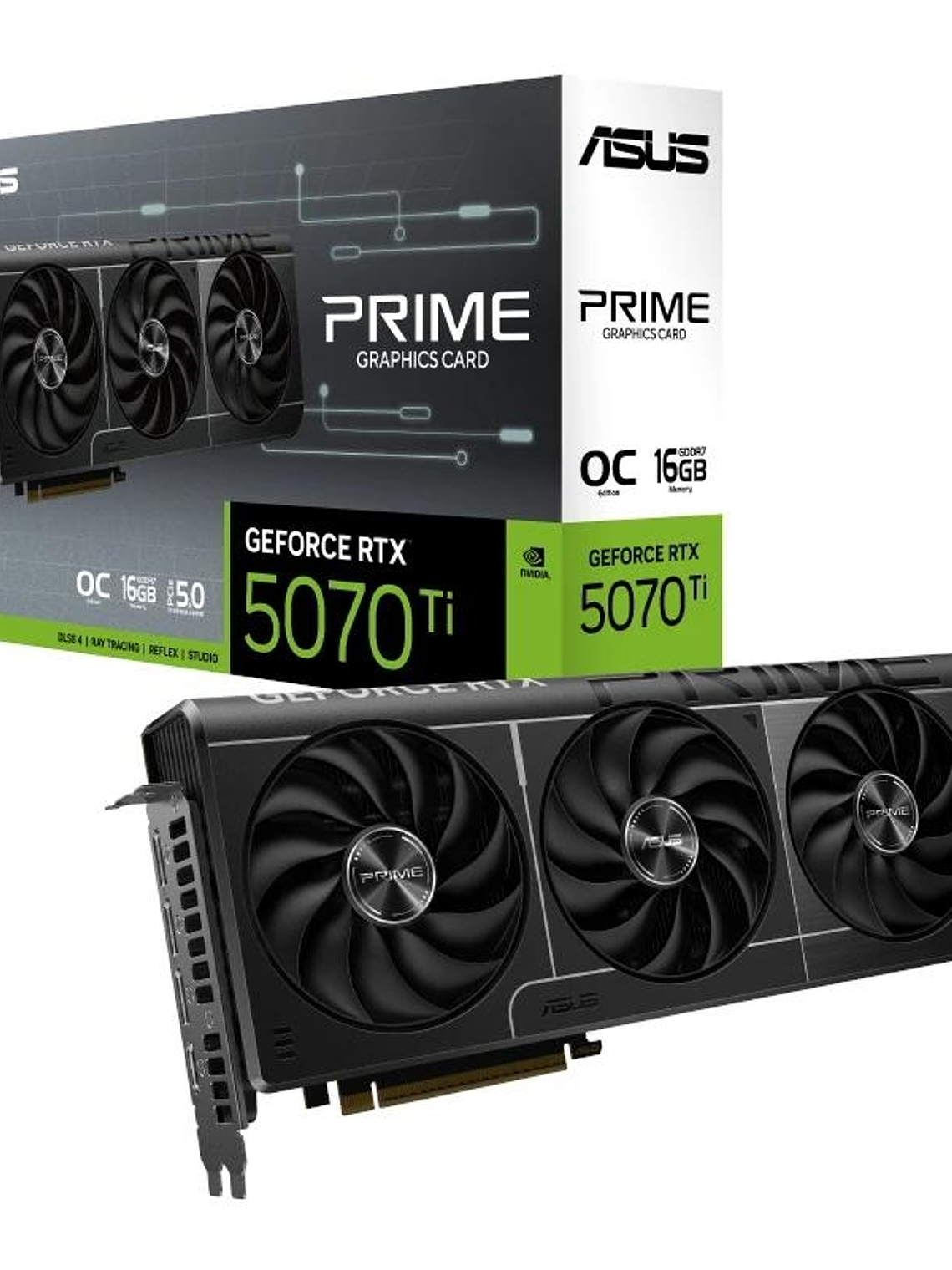 ASUS VGA NVIDIA PRIME RTX 5070 Ti OC 16GB DDR7 1