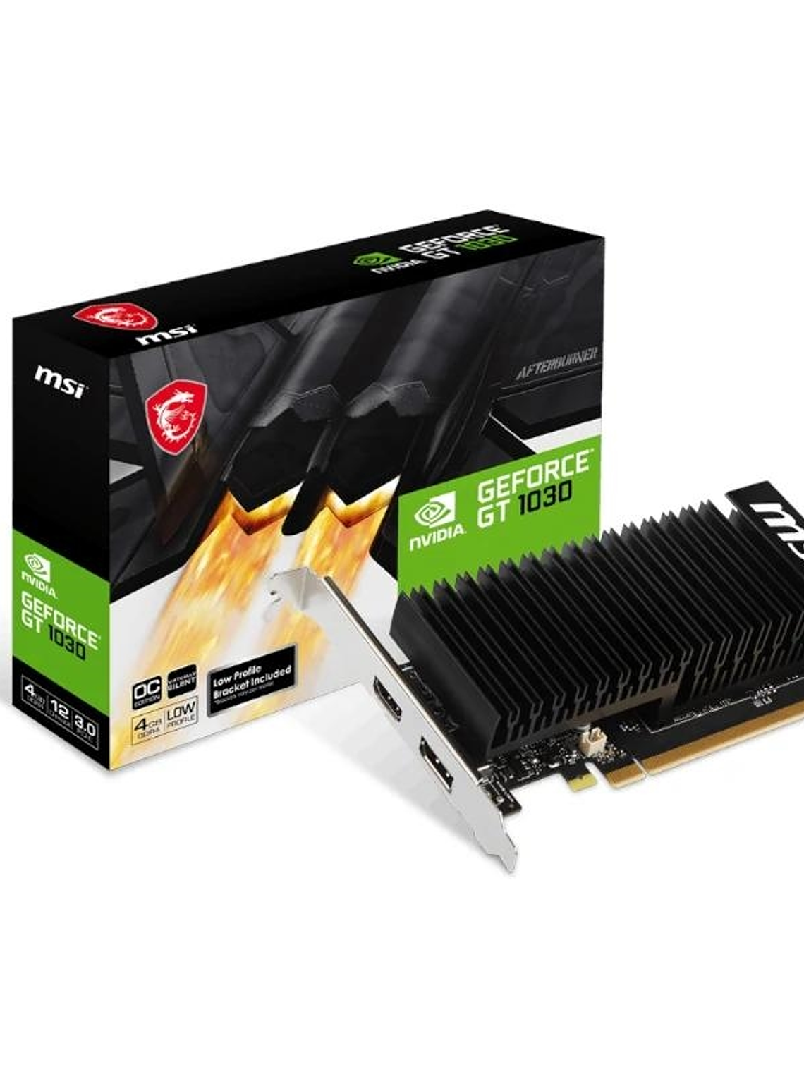 MSI VGA NVIDIA GT 1030 4GHD4 LP OC 4GB DDR4 1