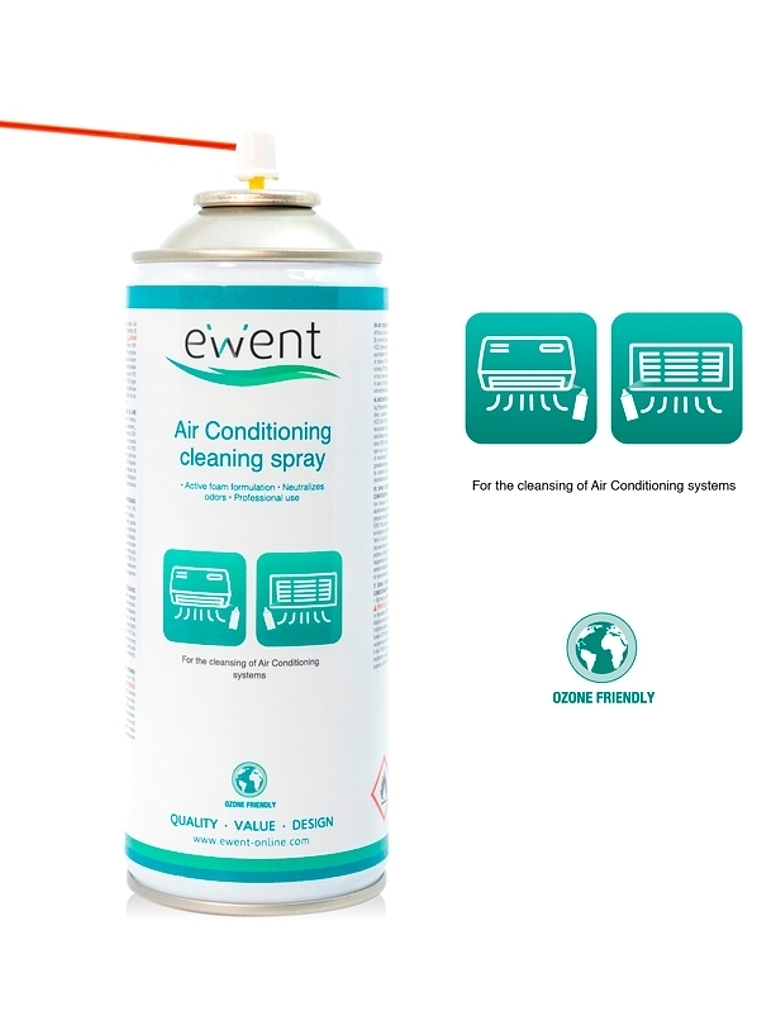 EWENT Spray de Limpieza Aire Acondicionado 1