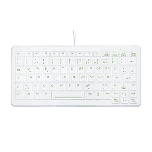 Active Key Teclado Lavable-Desinfect. retroilum Bl