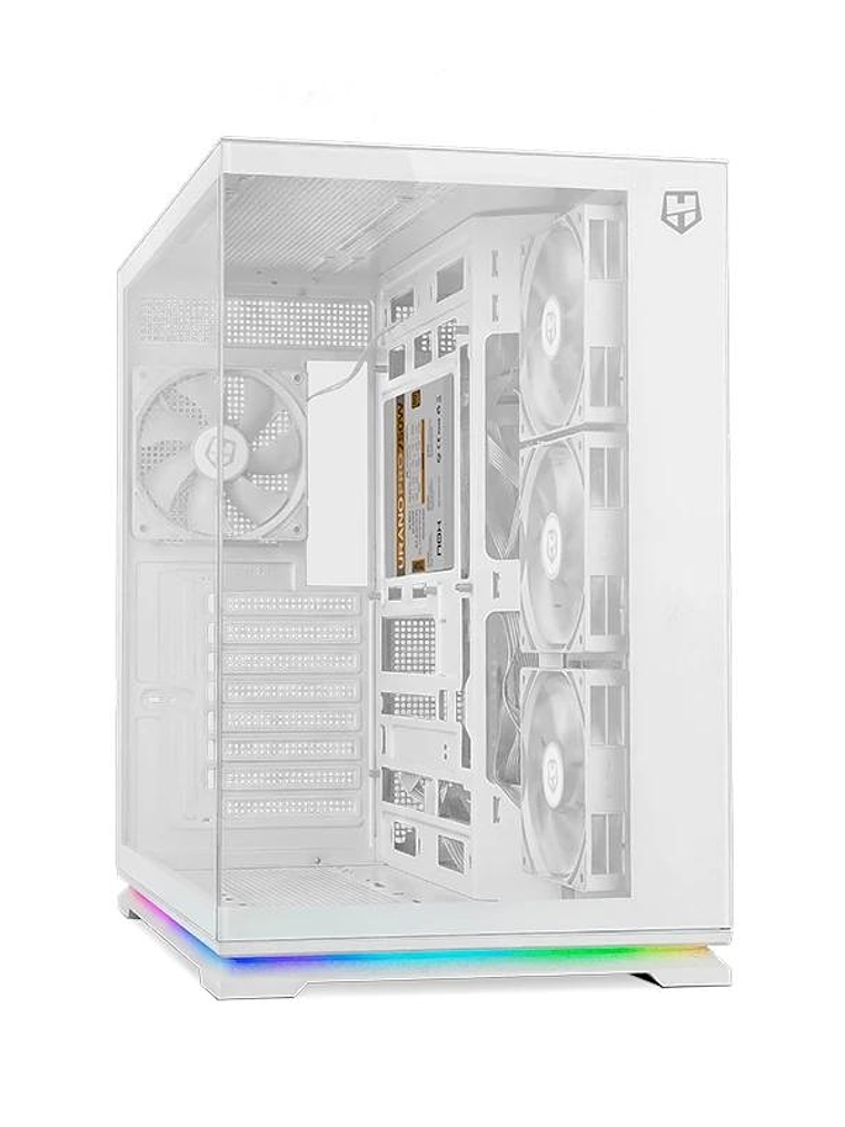 NOX Semitorre ATX HUMMER GALAXY ARGB Blanca 1