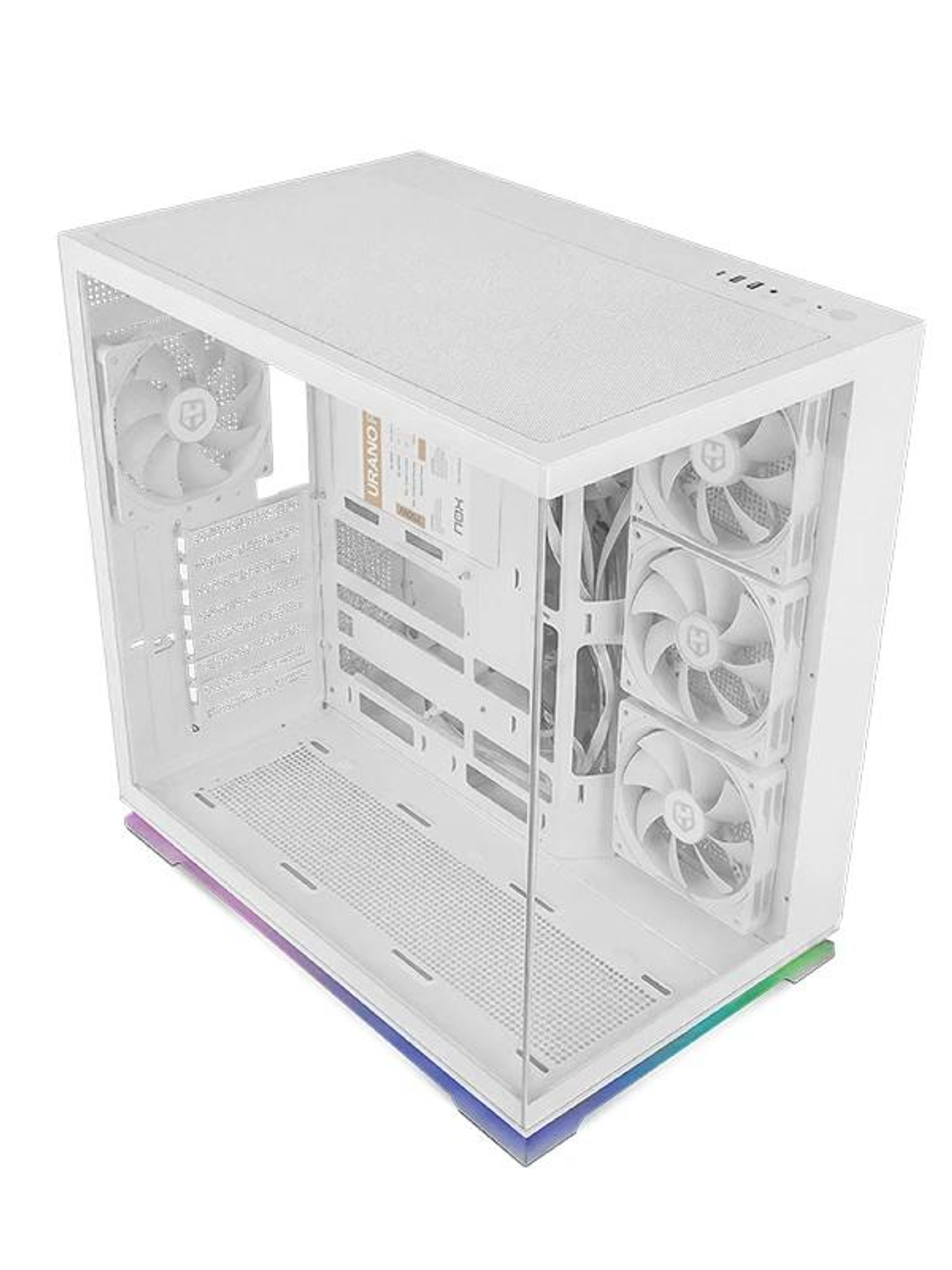 NOX Semitorre ATX HUMMER GALAXY ARGB Blanca 4