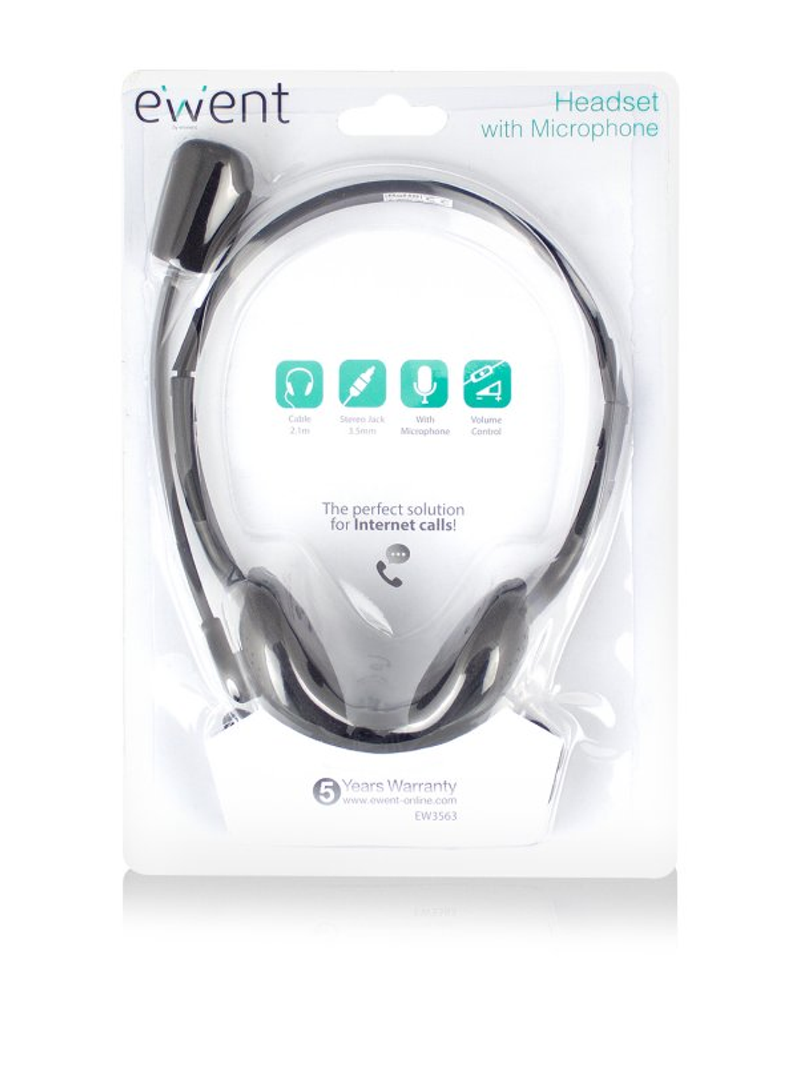 EWENT EW3563 Auriculares+ Micrófono Stéreo 4