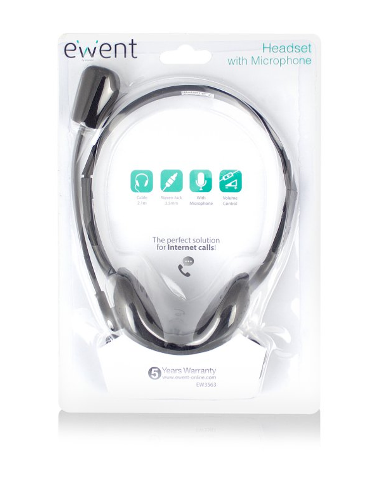 EWENT EW3563 Auriculares+ Micrófono Stéreo 4