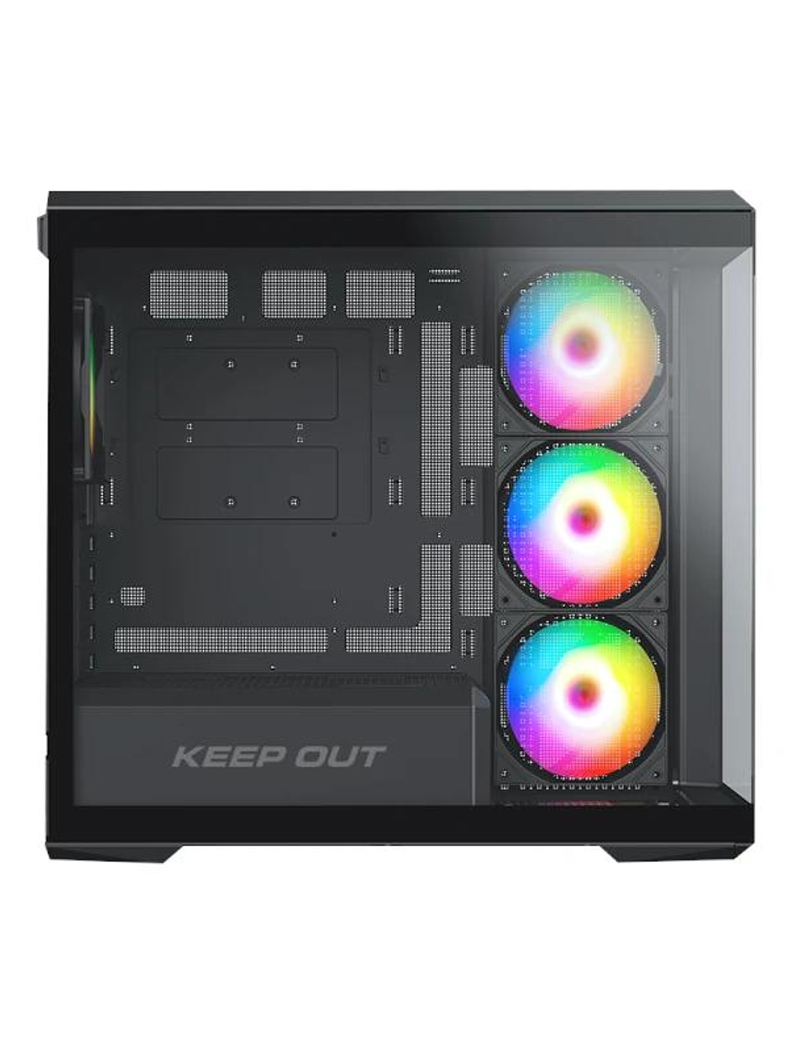 Keep Out Caja M-atx XC-905 Pro+ 4FANS HUB C 3x2 4