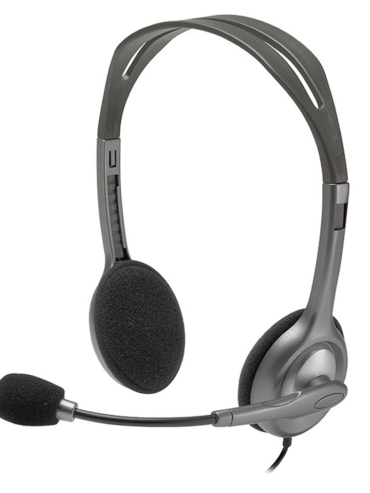 Logitech Auricular+Mic H111 Negro 1