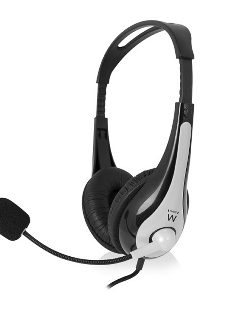 EWENT EW3562 Auriculares + Micrófono Stéreo negro 1