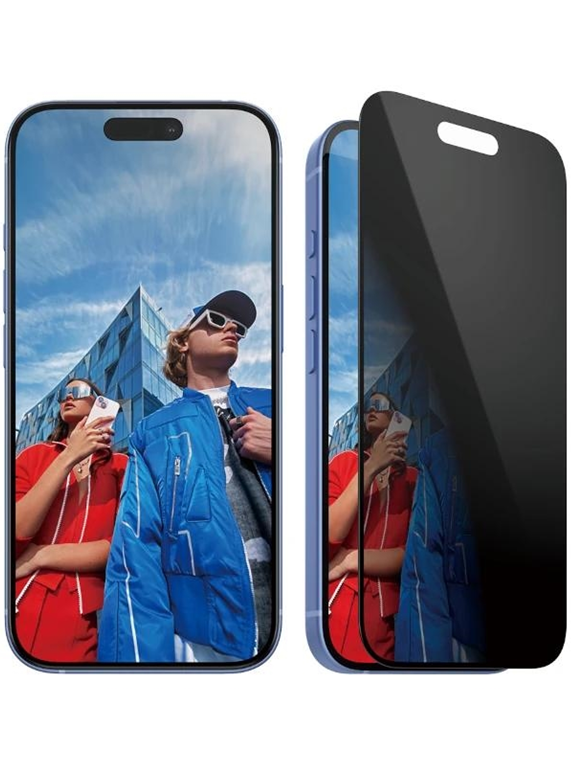 PanzerGlass Privacy Screen Protector iPhone 16 -15 1