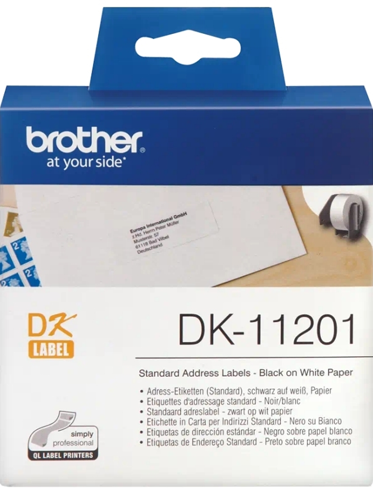 Brother Etiquetas DK11201 Dirección 29x90mm 400 ud 1