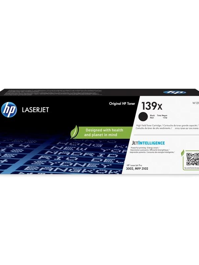 HP Tóner 139X Negro 1