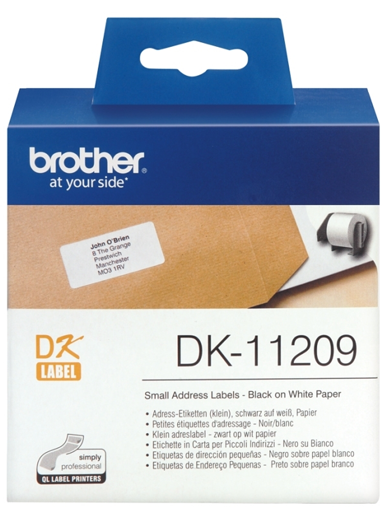Brother Etiquetas DK11209 Dirección 29x69 mm 800 u 1