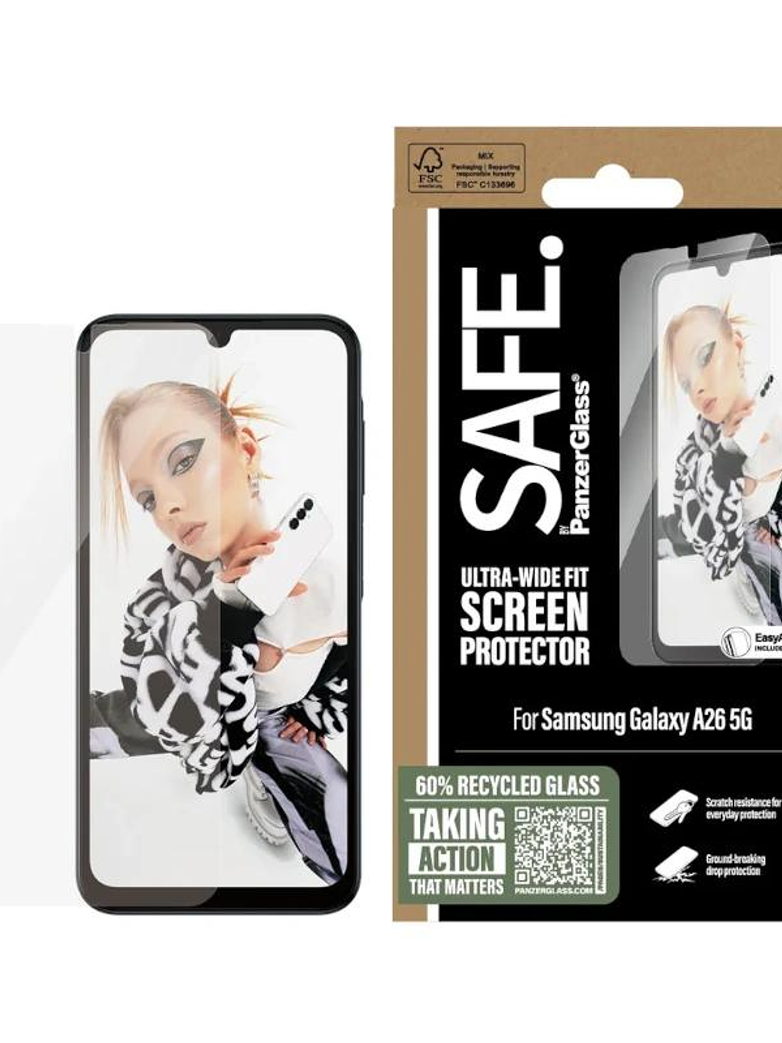 SAFE by PanzerGlass Protector Samsung A26 5G 3