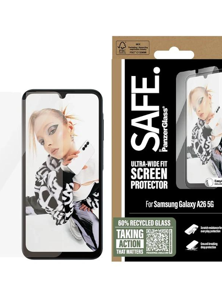 SAFE by PanzerGlass Protector Samsung A26 5G 3