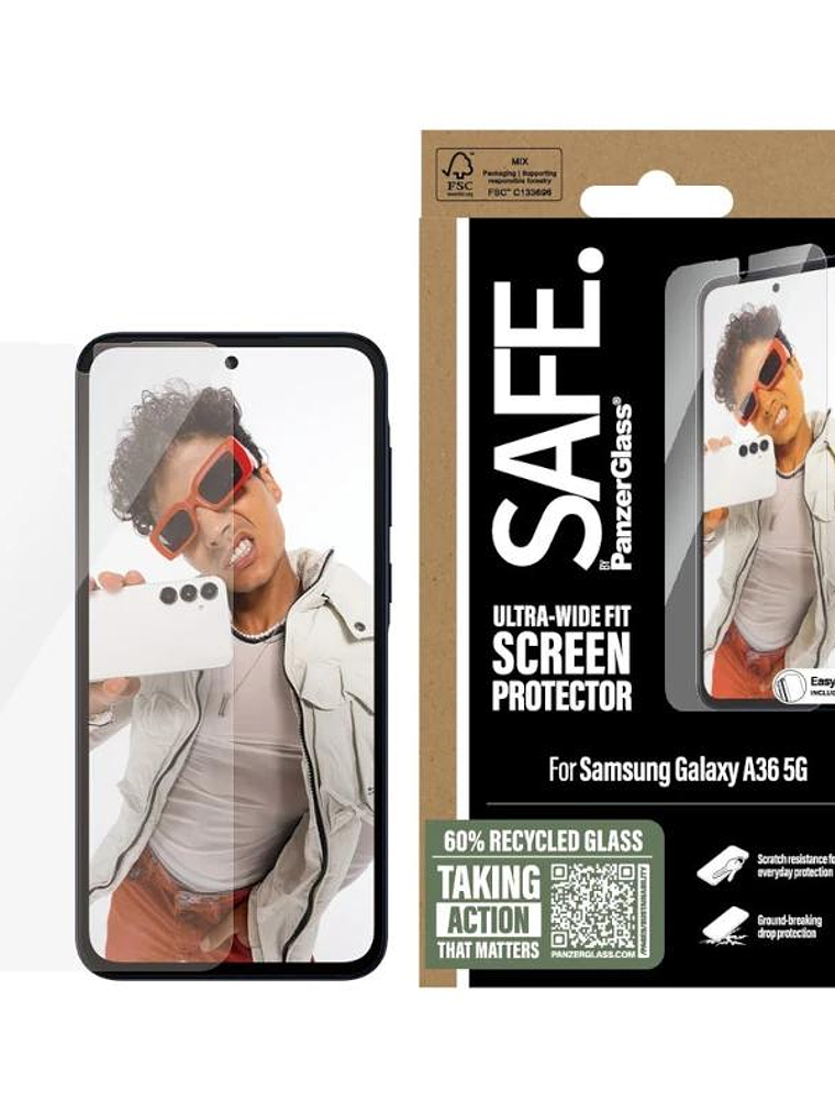 SAFE by PanzerGlass Protector Samsung A36 5G 3