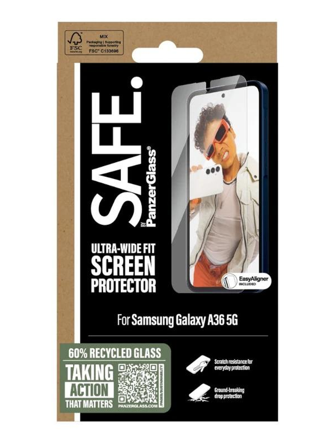 SAFE by PanzerGlass Protector Samsung A36 5G 4