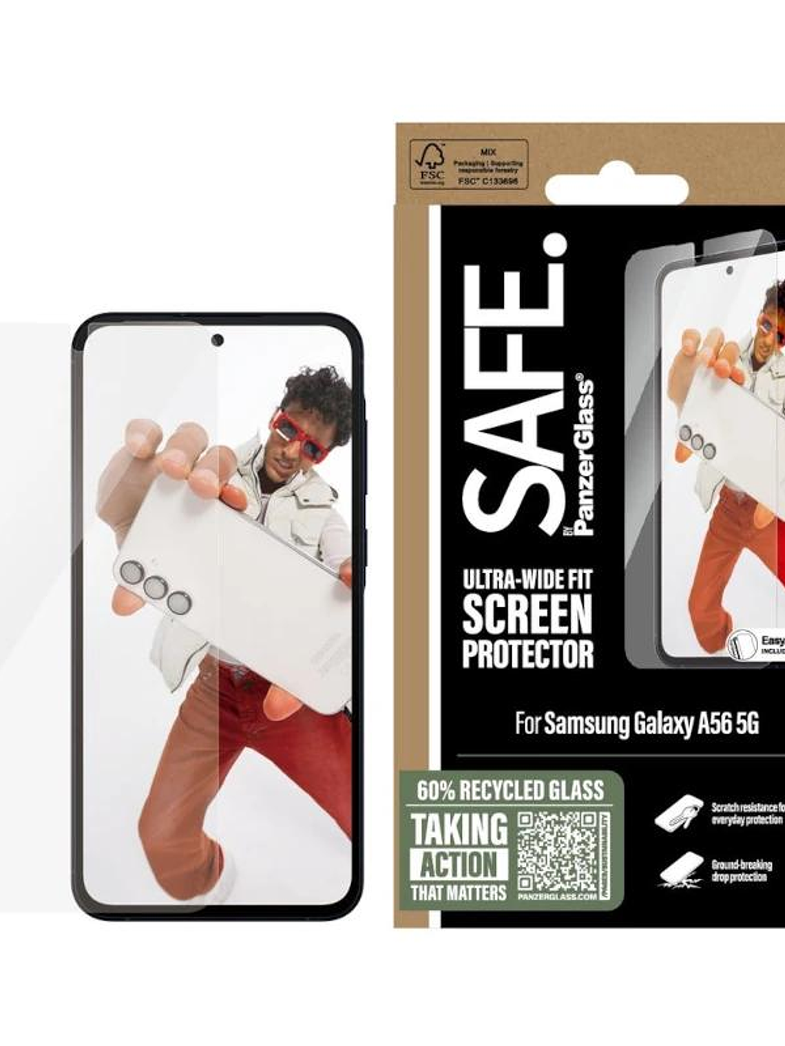 SAFE by PanzerGlass Protector Samsung A56 5G 3