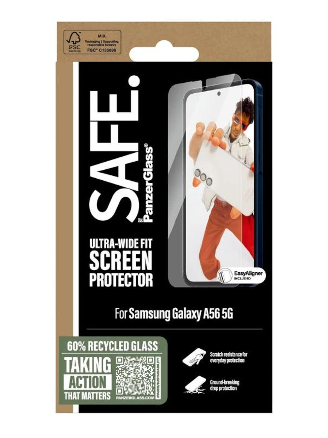 SAFE by PanzerGlass Protector Samsung A56 5G 4
