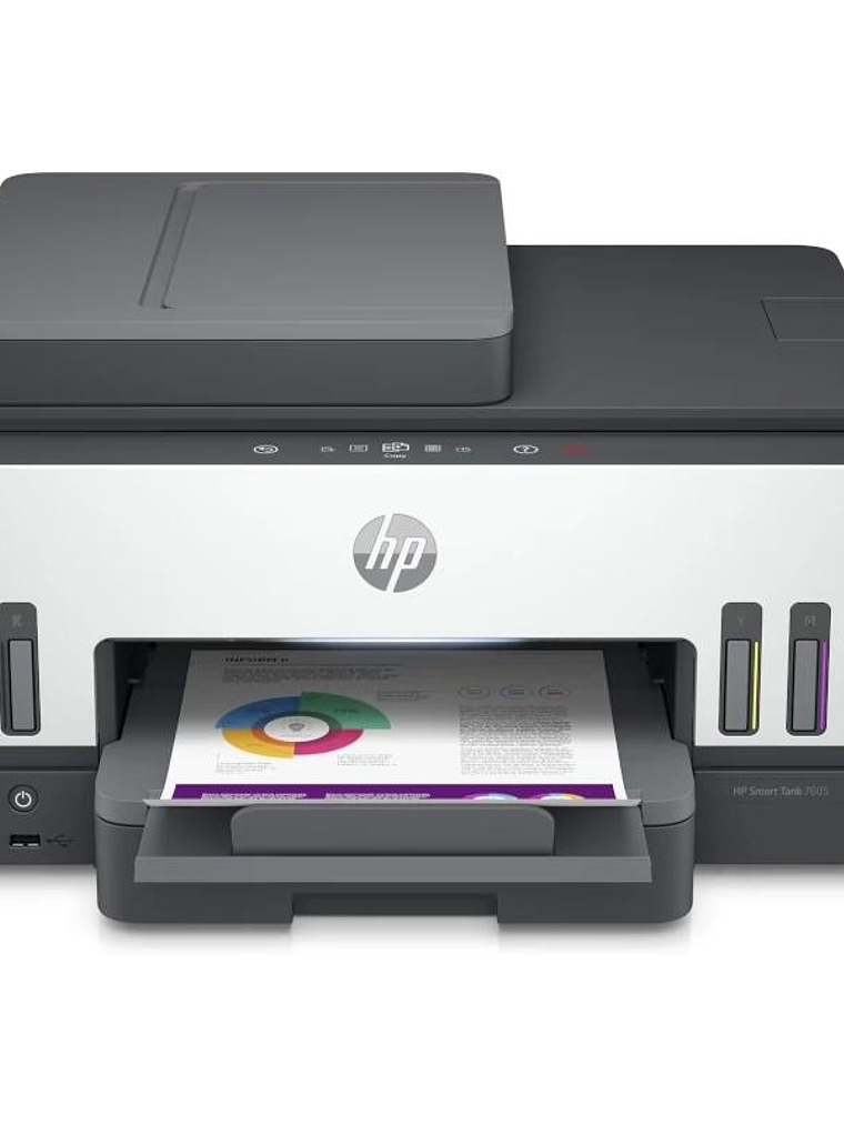 HP Multifunción Smart Tank 7605/ WiFi/ Dúplex/Fax 1