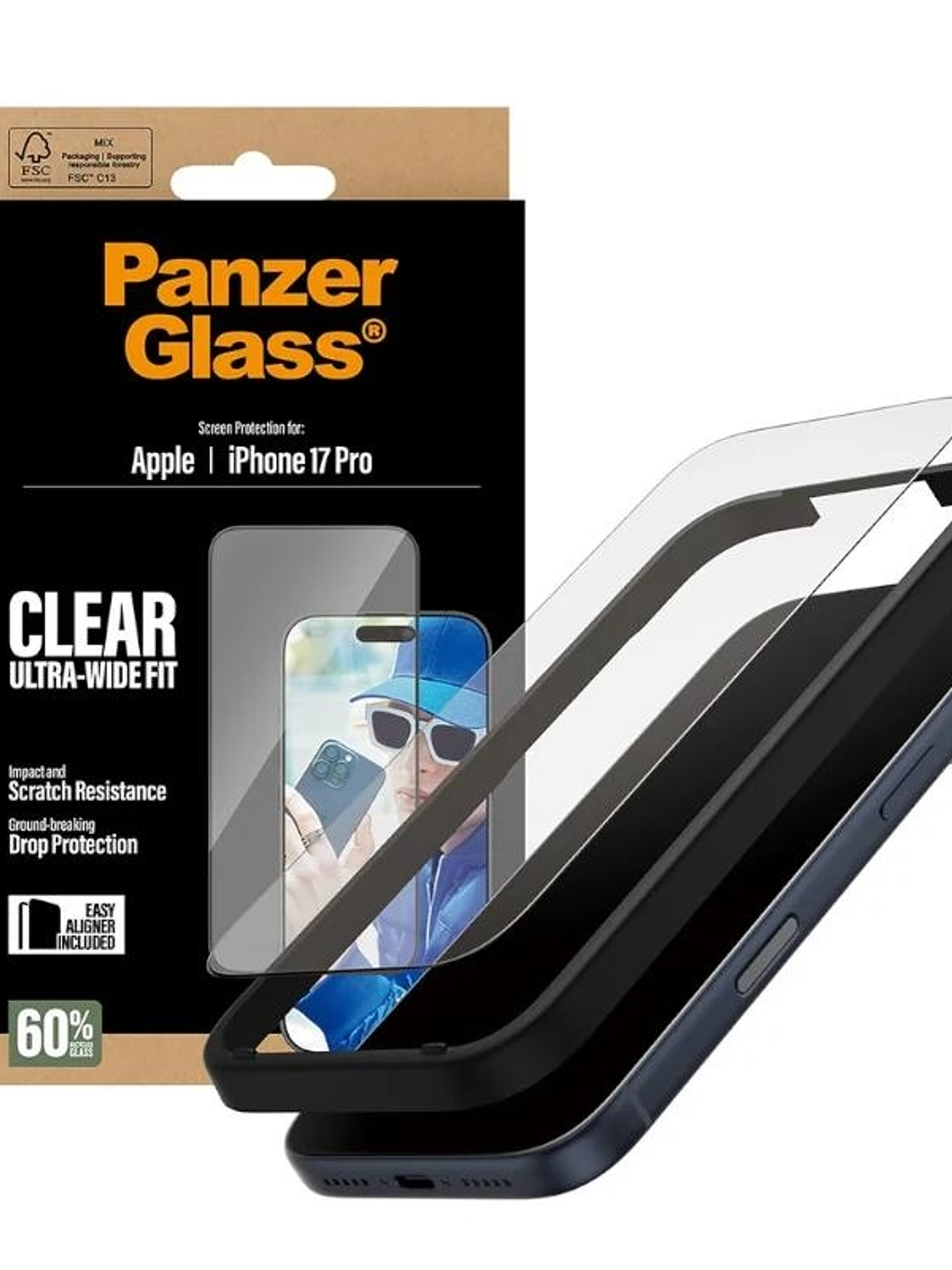 PanzerGlass Screen Protector iPhone 17 Pro 1