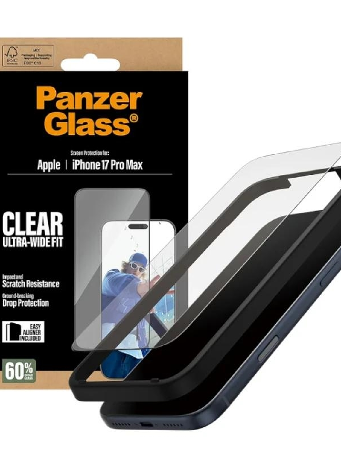 PanzerGlass Screen Protector iPhone 17 Pro Max 1