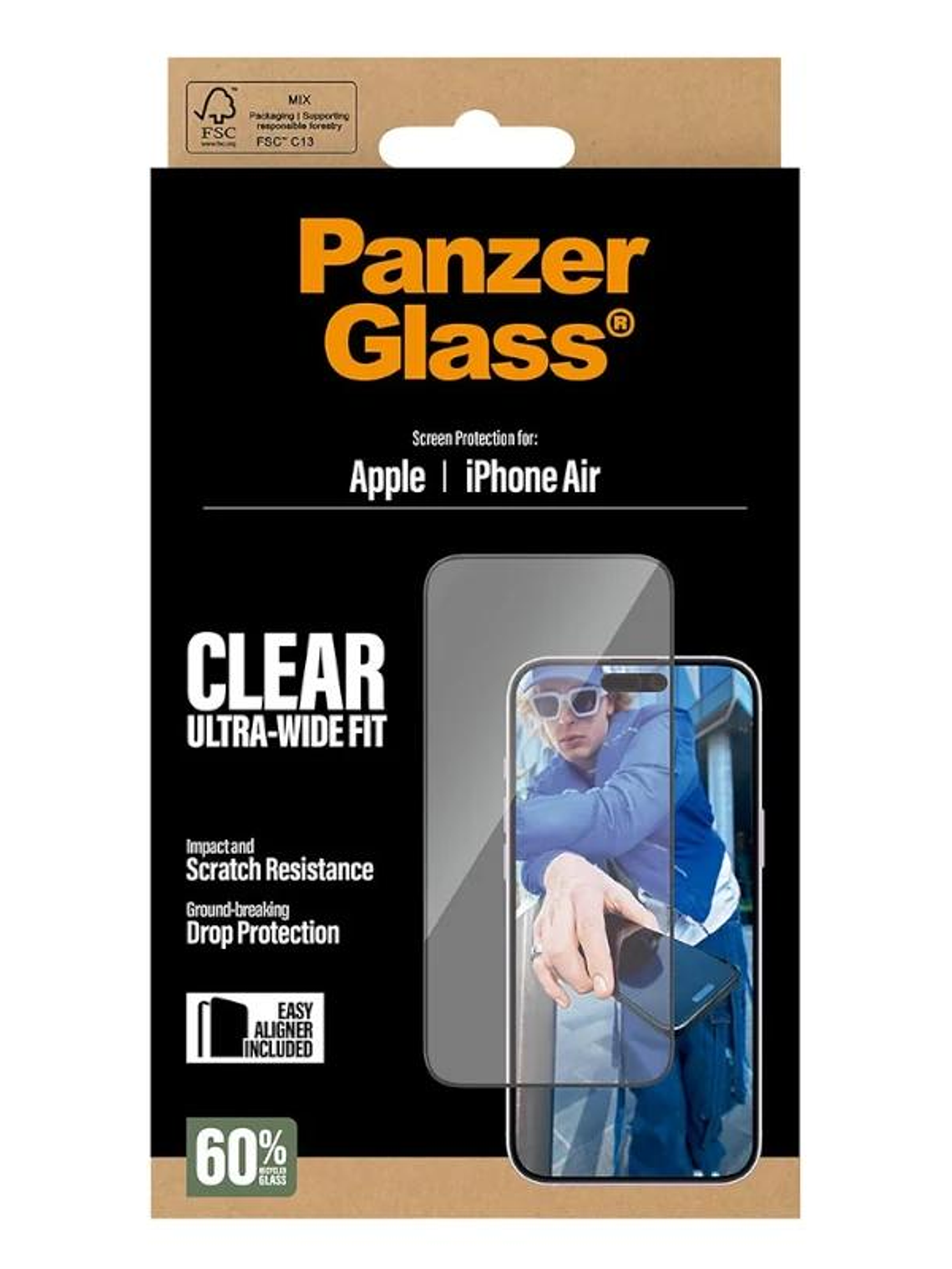 PanzerGlass Screen Protector iPhone 17 Air 4