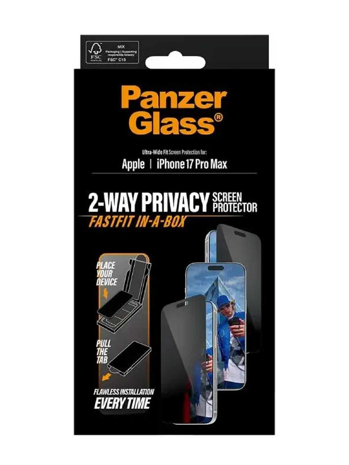 PanzerGlass Privacy Protector iPhone 17 Pro Max 1