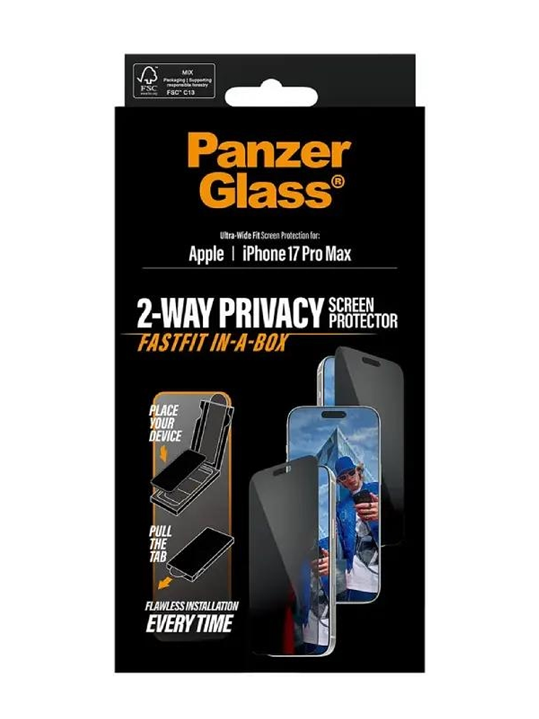 PanzerGlass Privacy Protector iPhone 17 Pro Max 1