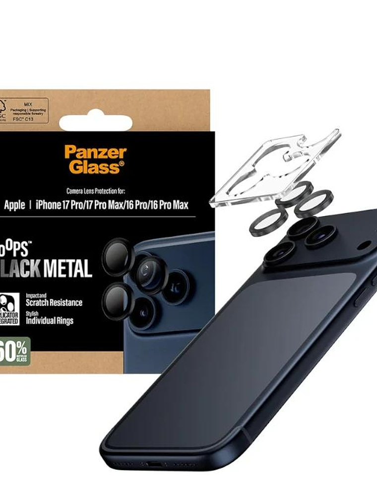 PanzerGlass Camera Protec. iPhone 16-17Pro/Max Neg 2