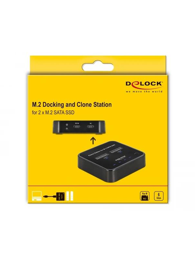 Delock M.2 Estación de acoplamiento para 2 x M.2 S 2