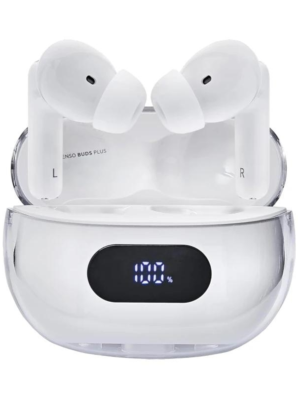 Intenso | Buds Plus Auriculares TWS ANC+ENC| Blanc 1