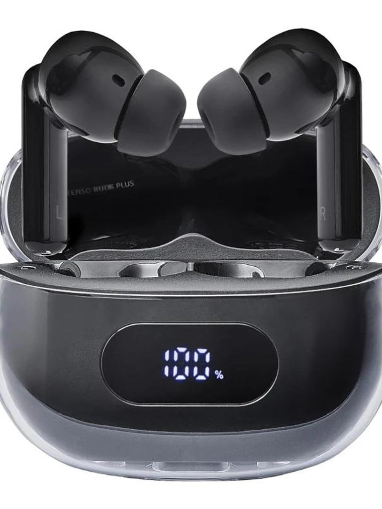 Intenso | Buds Plus Auriculares TWS ANC+ENC| Negro 1