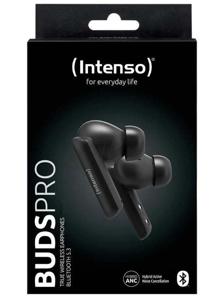 Intenso | Buds Pro Auriculares TWS H-ANC+ENC Negro 4