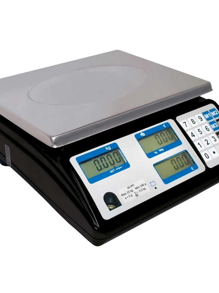 Mustek Balanza Minerva 56PPI - 15 KG - Peso 1