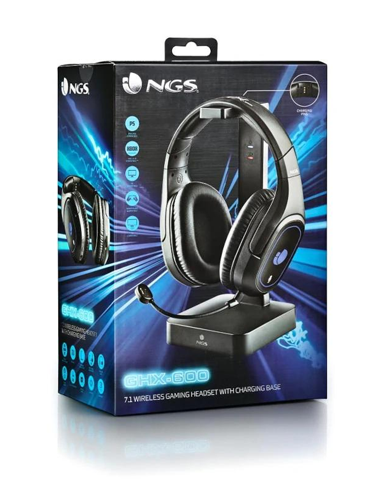 NGS Auricular Gaming inalambrico GHX600 7.1 4