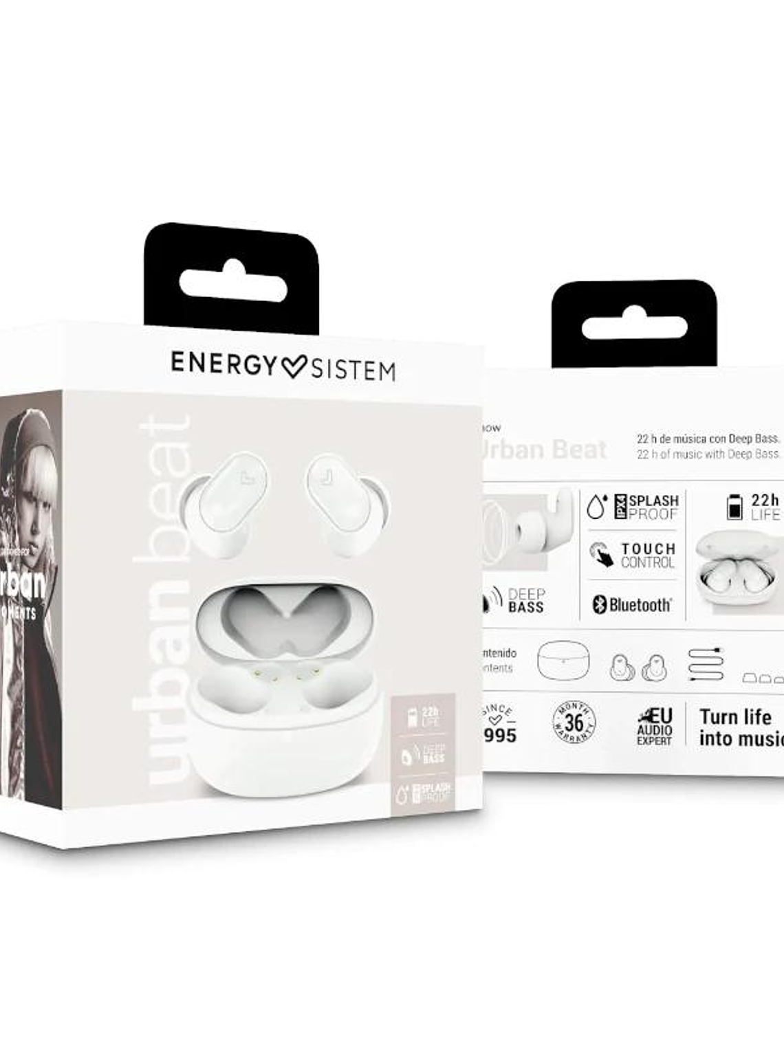 Energy Sistem Auriculares wireless Urban Beat Snow 4