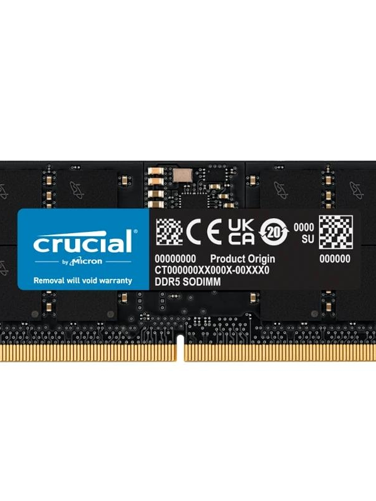 Crucial CT16G56C46S5 16GB soDIMM CL40 5600MHz DDR5 1