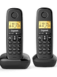 Gigaset Basic 100 Inalámbrico DECT Negro Duo - Miniatura 1