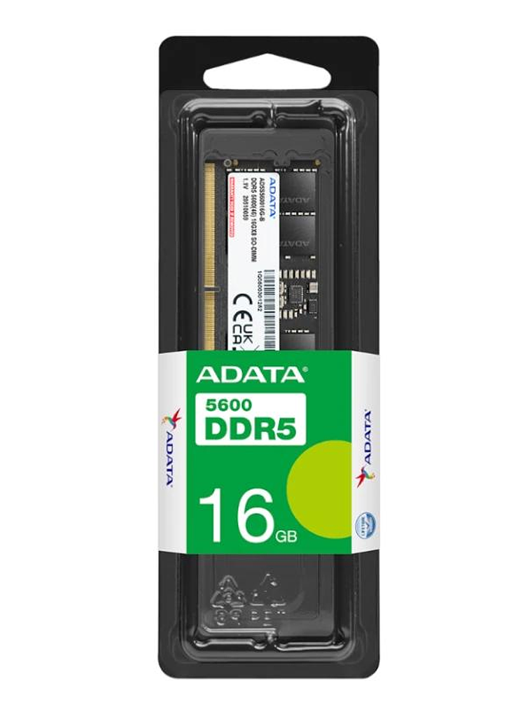 ADATA RAM AD5S560016G-S 16GB 5600Mhz DDR5 SODIMM 2