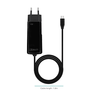 Tooq Cargador portátil GAN USB-C PD 45W Cúbico
