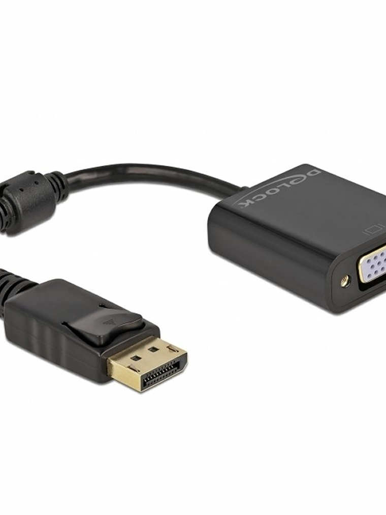 Delock Adaptador Displayport 1.2 macho a VGA15 pin 1