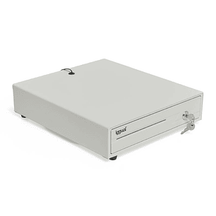 iggual Cajón portamonedas IRON-10W 38cm 4+6 blanco
